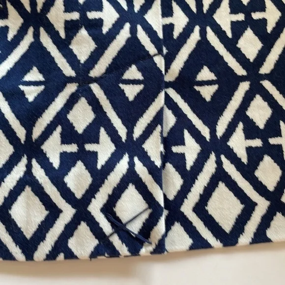 Mario Serrano Print Skirt Blue/White Size L - Picture 7 of 8